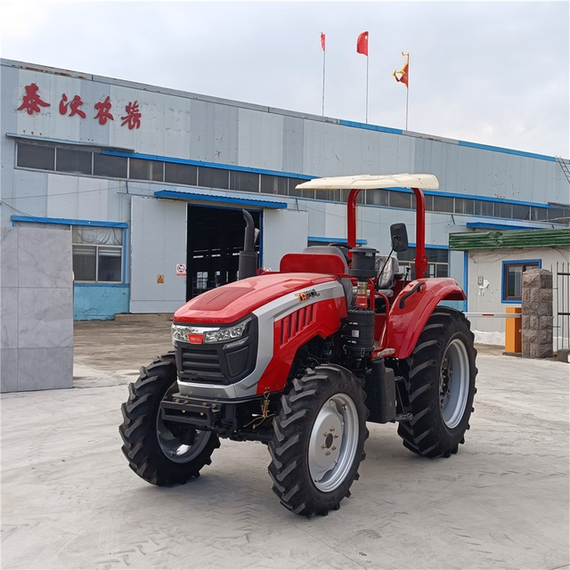 Traktor Roda Pertanian Pertanian 90hp dengan Kerai