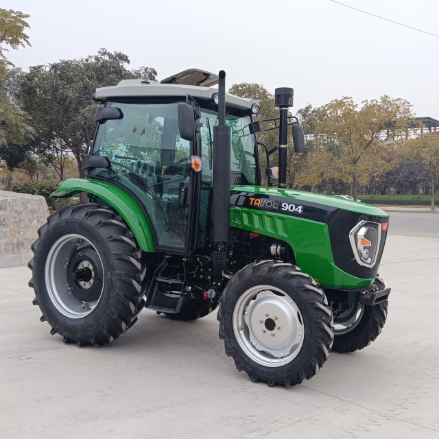 Tavol Hot Sale 90hp Traktor Roda Pertanian dengan Kabin