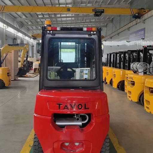 Carretilla elevadora industrial de GLP de 3 toneladas con manipulador de tambores