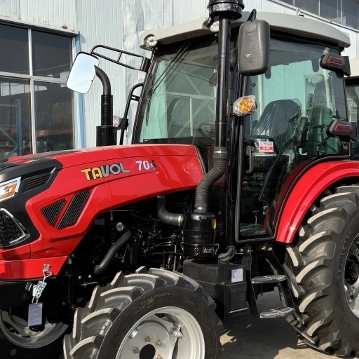 ქარხნული მიწოდება Tavol Wheel Tractor 70hp სასოფლო-სამეურნეო ტრაქტორი