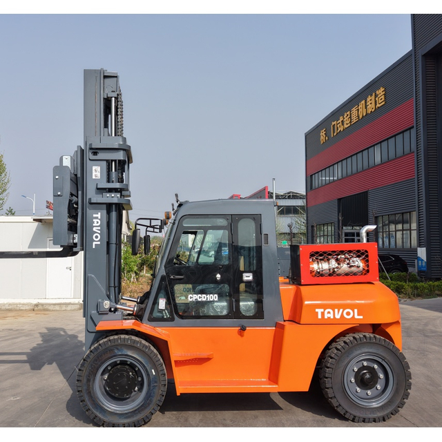 Tavol Hot Sale 10T LPG Forklift Lori pamoja na Cabin
