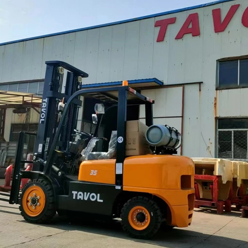 LPG viljuškar od 3,5 tona velikog kapaciteta s integriranom kukom za kran