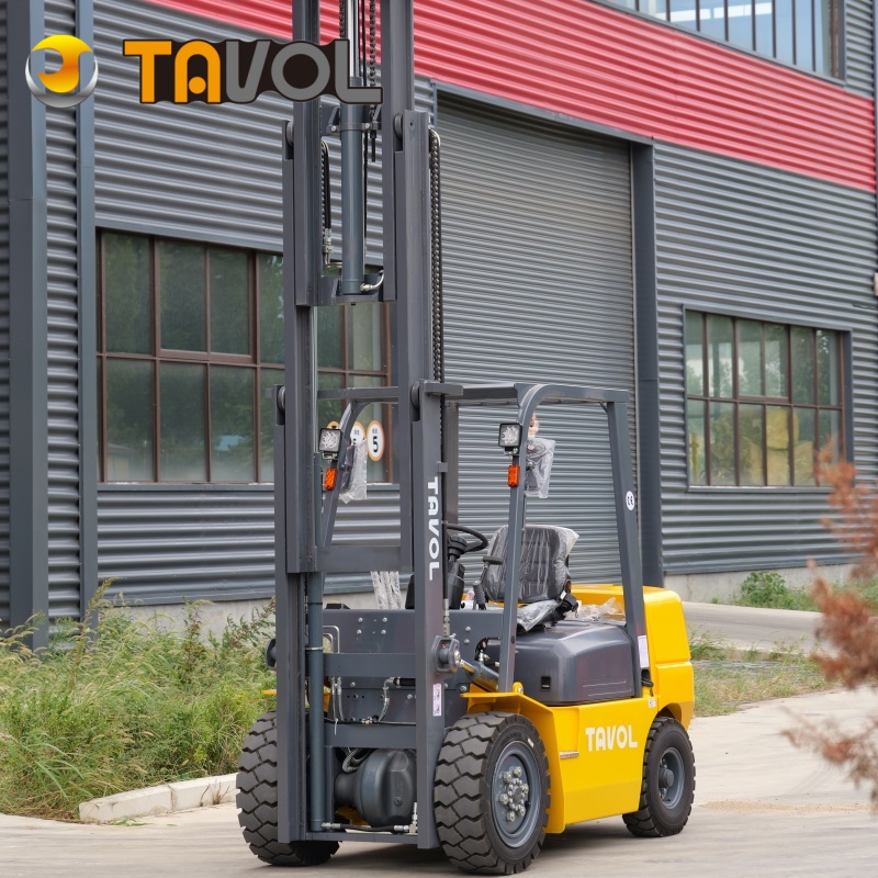 Prix ​​​​du chariot &eacute;l&eacute;vateur d'entrep&ocirc;t Tavol Chariot &eacute;l&eacute;vateur diesel 3T